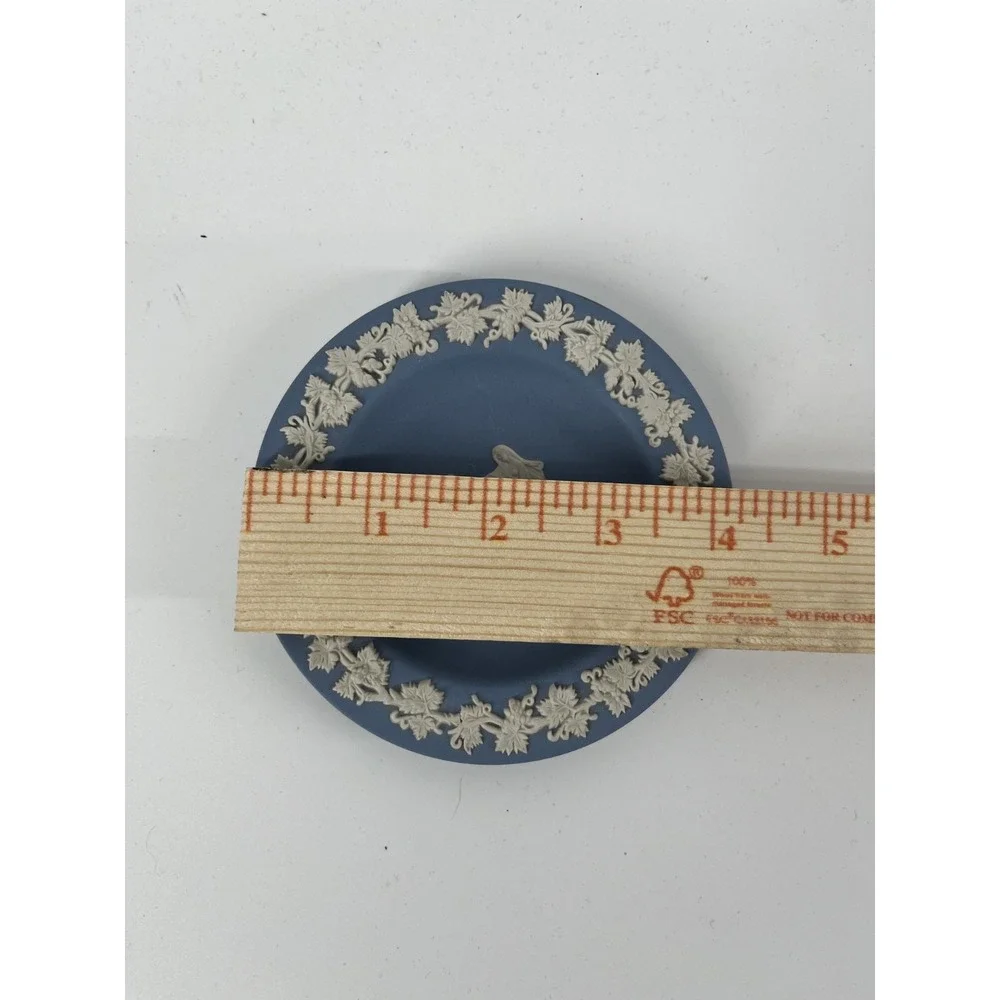 Vintage Wedewood Jasperwere Trinket Dish 4 3/8‎ inch Diameter
