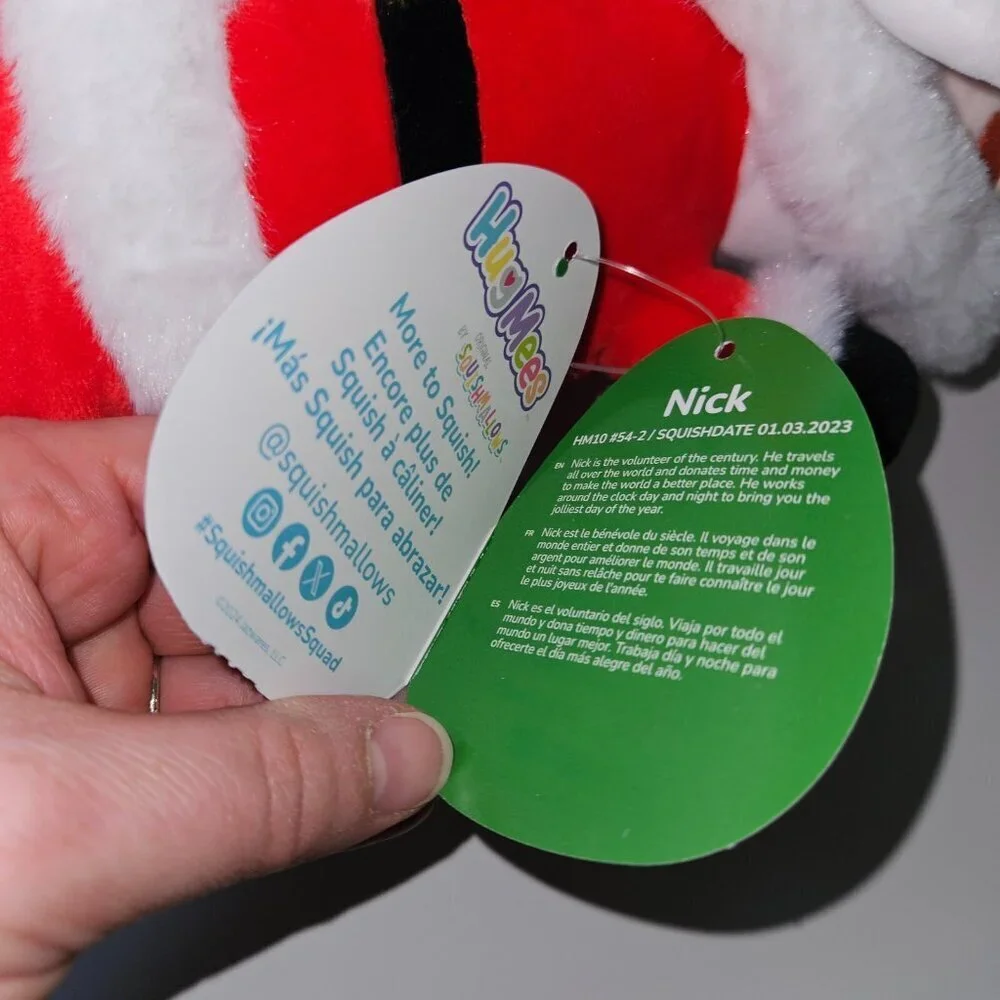 Squishmallows nick santa