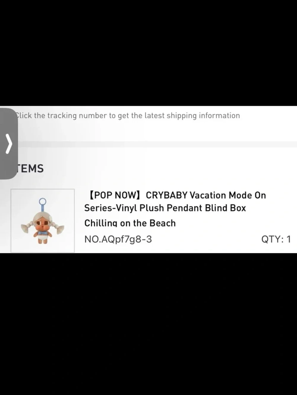 POP MART crybaby vacation