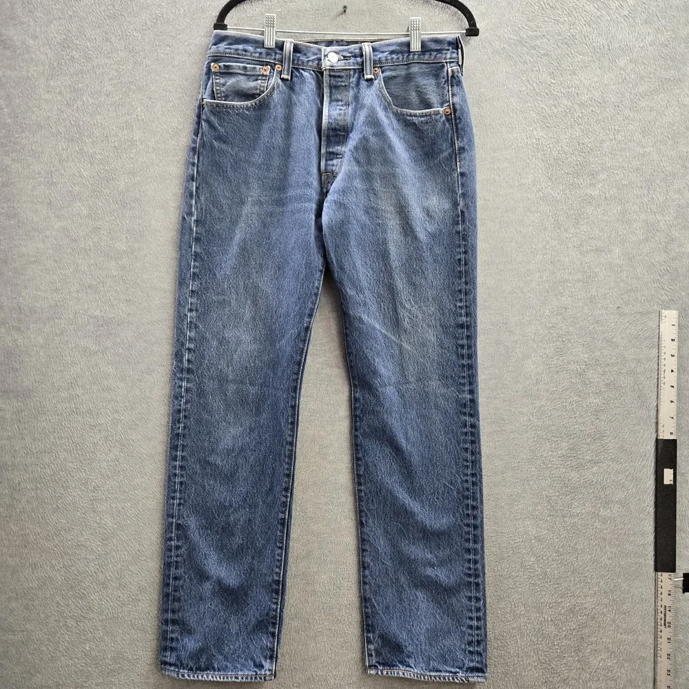 Levi's‎ 501 Men Jeans 33X34 Blue Denim Original Fit Straight Leg 30