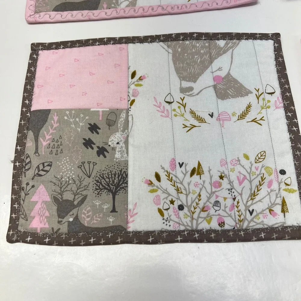 Handmade quilted placemats