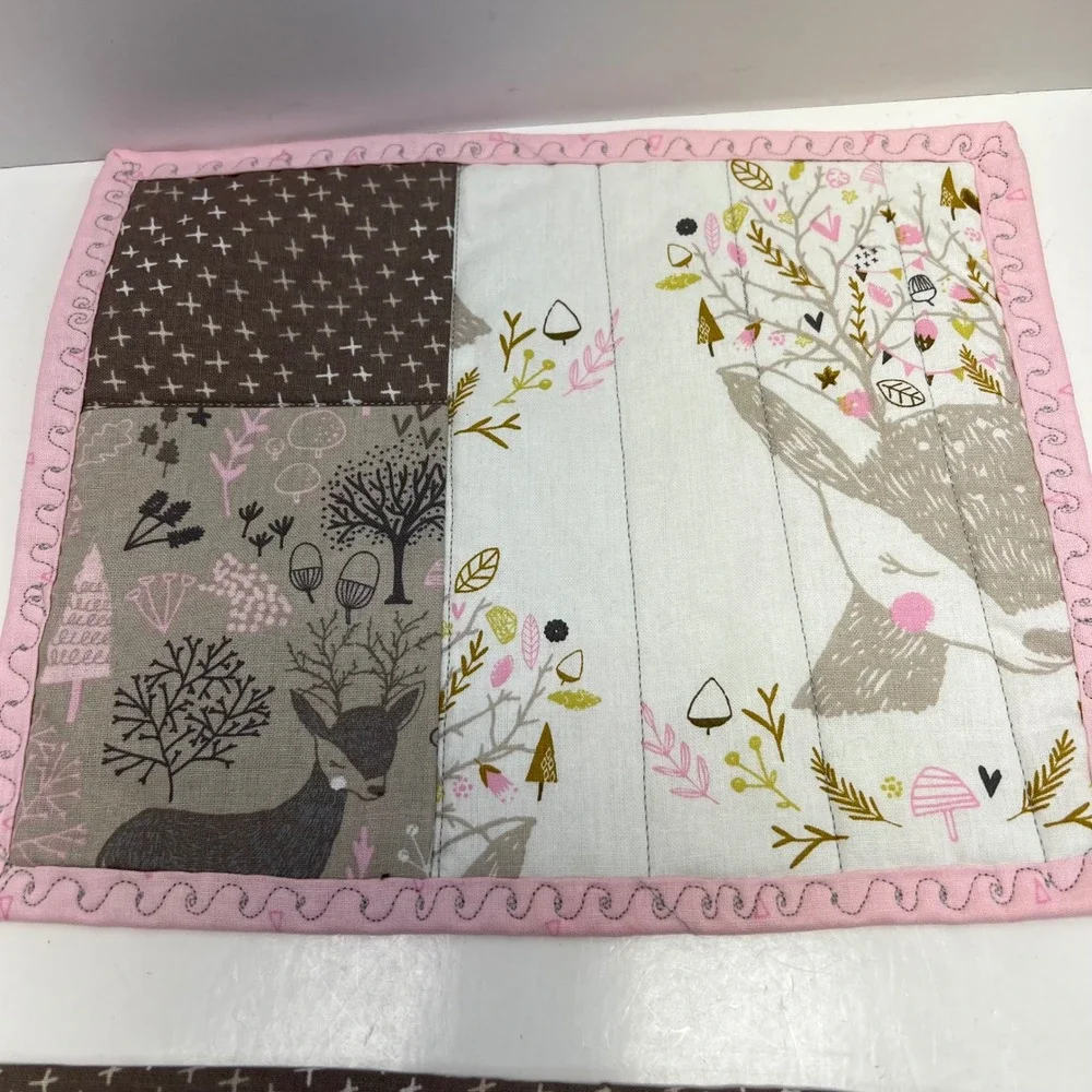 Handmade quilted placemats