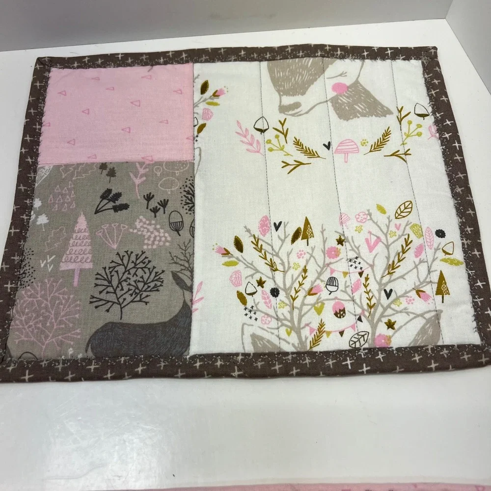 Handmade quilted placemats