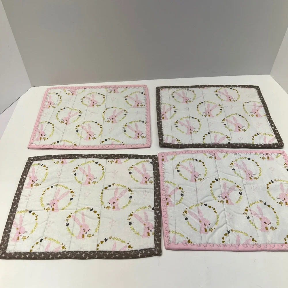 Handmade quilted placemats