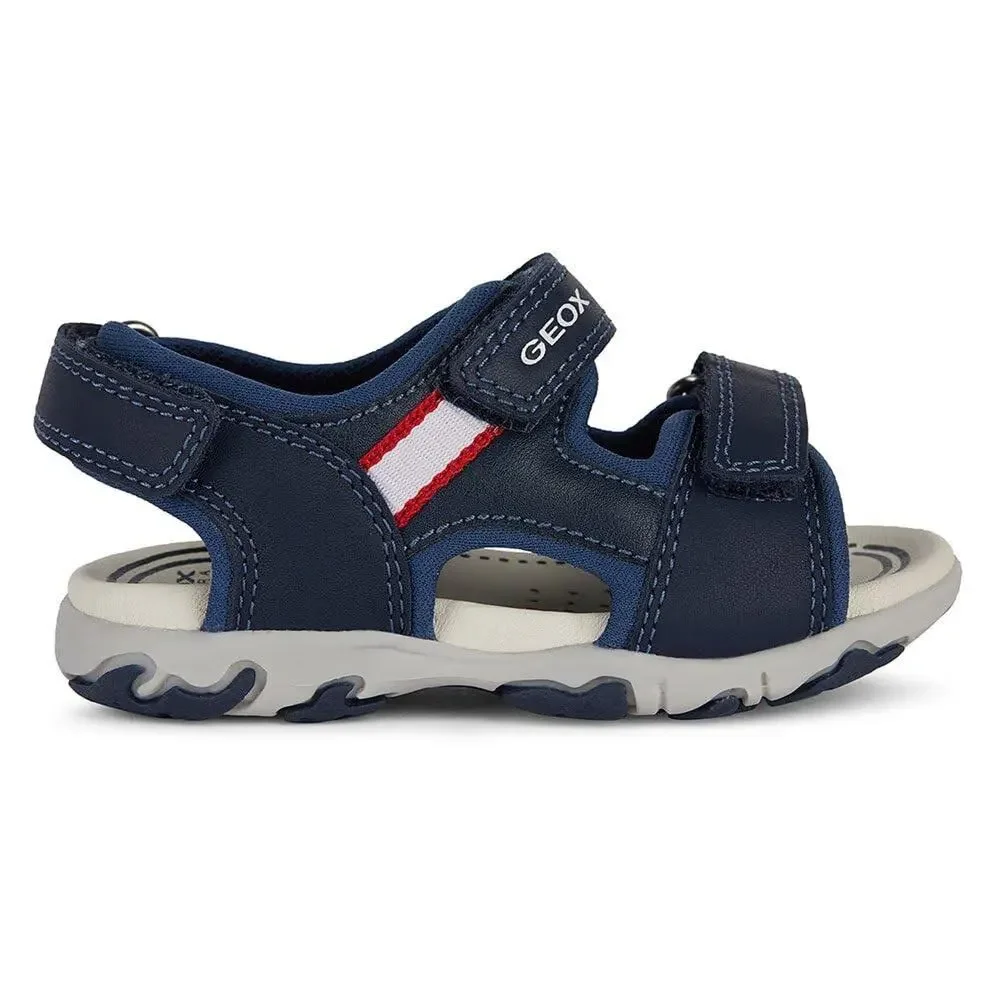 GEOX BOY'S FLAF FEEBO 1 (TODDLER) SANDAL, NAVY, 9