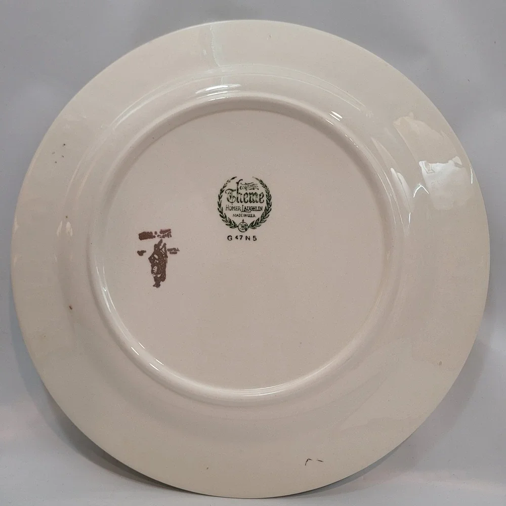 Homer Laughlin collectible 24hrs transferware