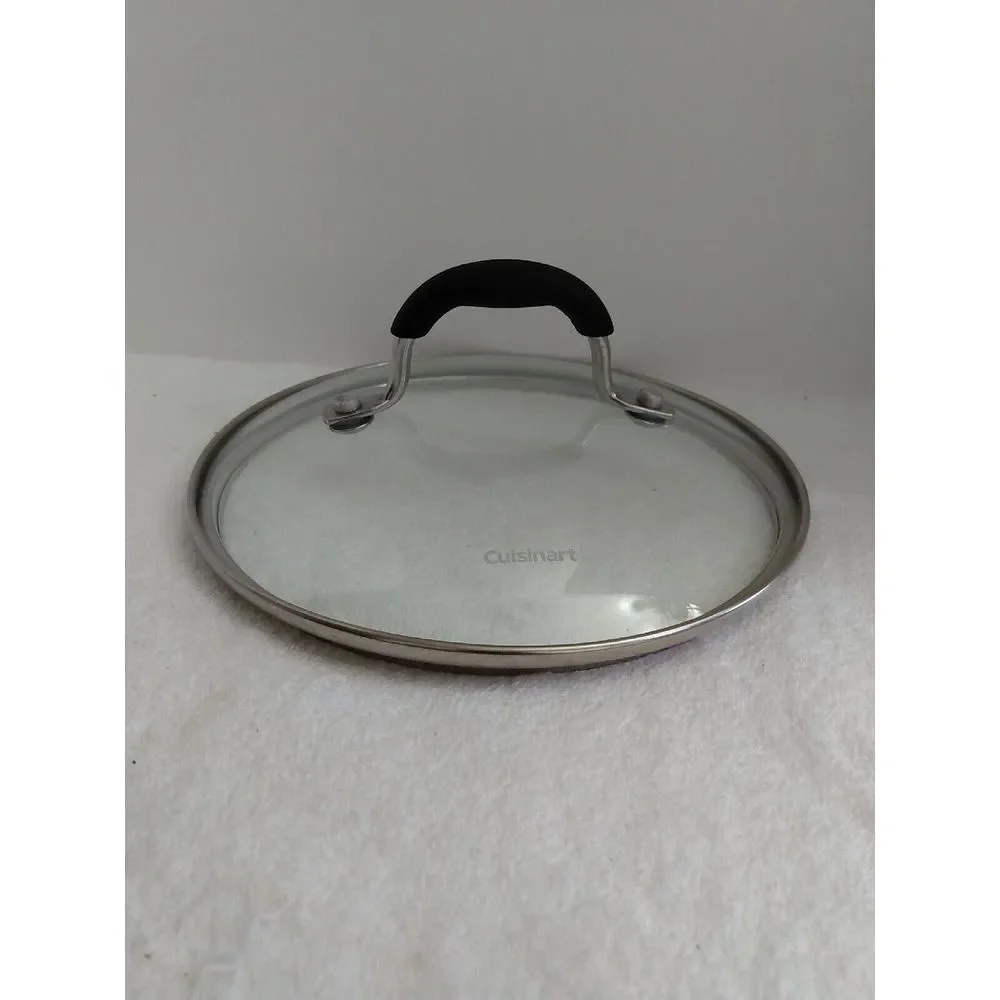 Cuisinart Sauce Pan Fry Pan Skillet‎ Replacement Glass Lid 7