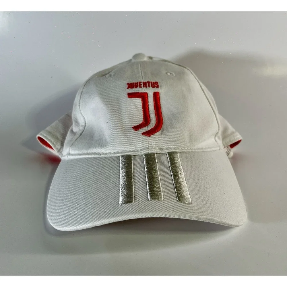 Adidas Juventus Futbol Club Hat Adjustable Embroidered FC‎ Logo Cap