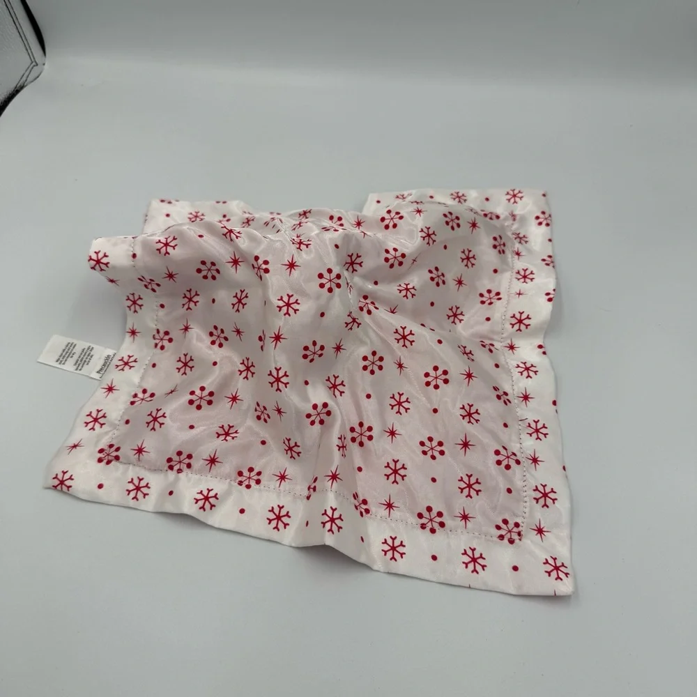 My First Rudolph The Red Nose Reindeer Lovey Security Red Baby Blanket Christmas