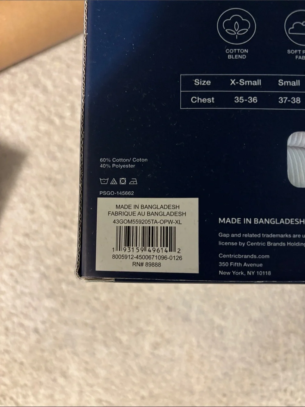 GAP Men's Cotton Ribbed Tank Tops Size L- White (4-Pack)