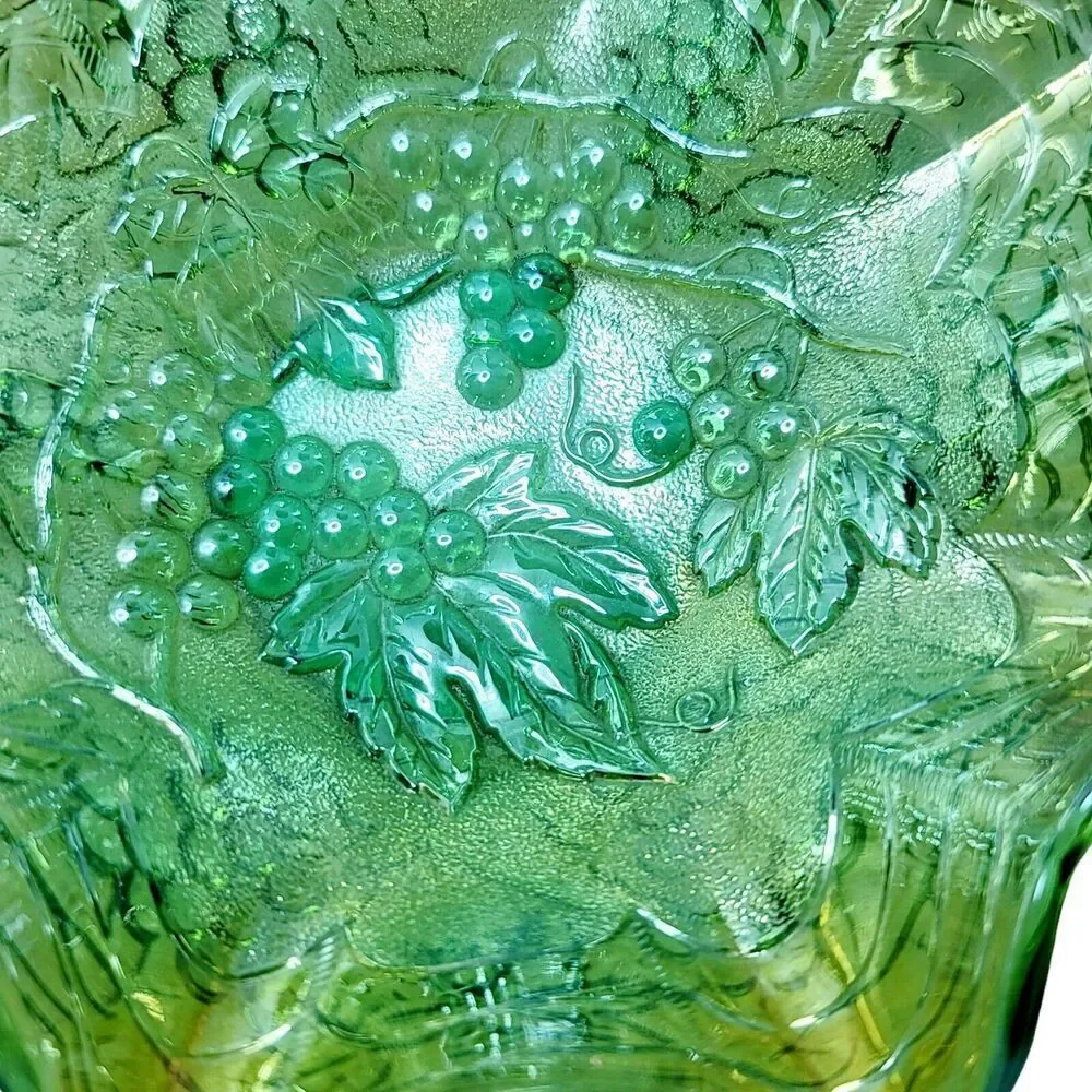 Imperial Glass green bowl bottom