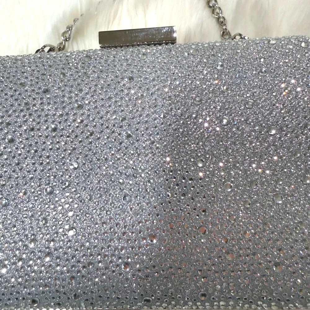 Olga Berg chevron clutch