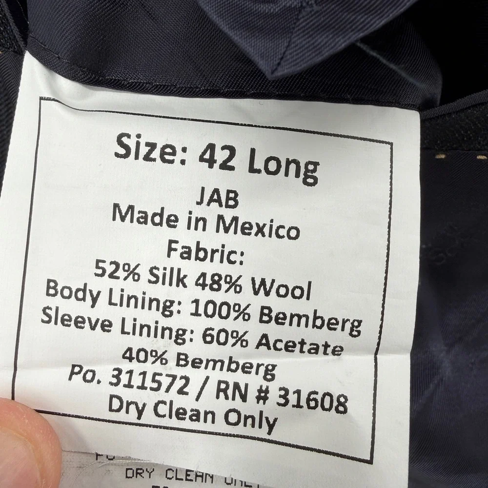 Jos. A. Bank listing tags