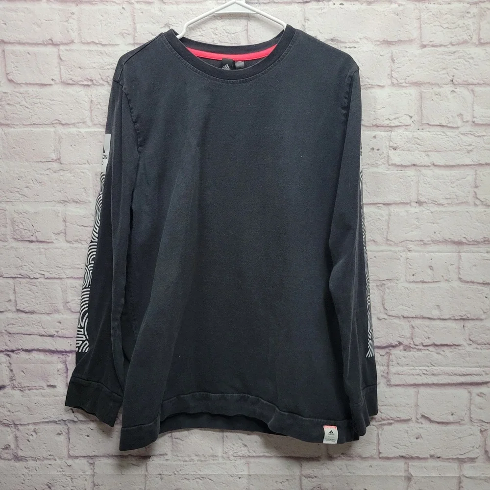 Adidas Hirocolodge Takahashihiro‎ Long Sleeve Tshirt Size L Tokyo Black *Faded