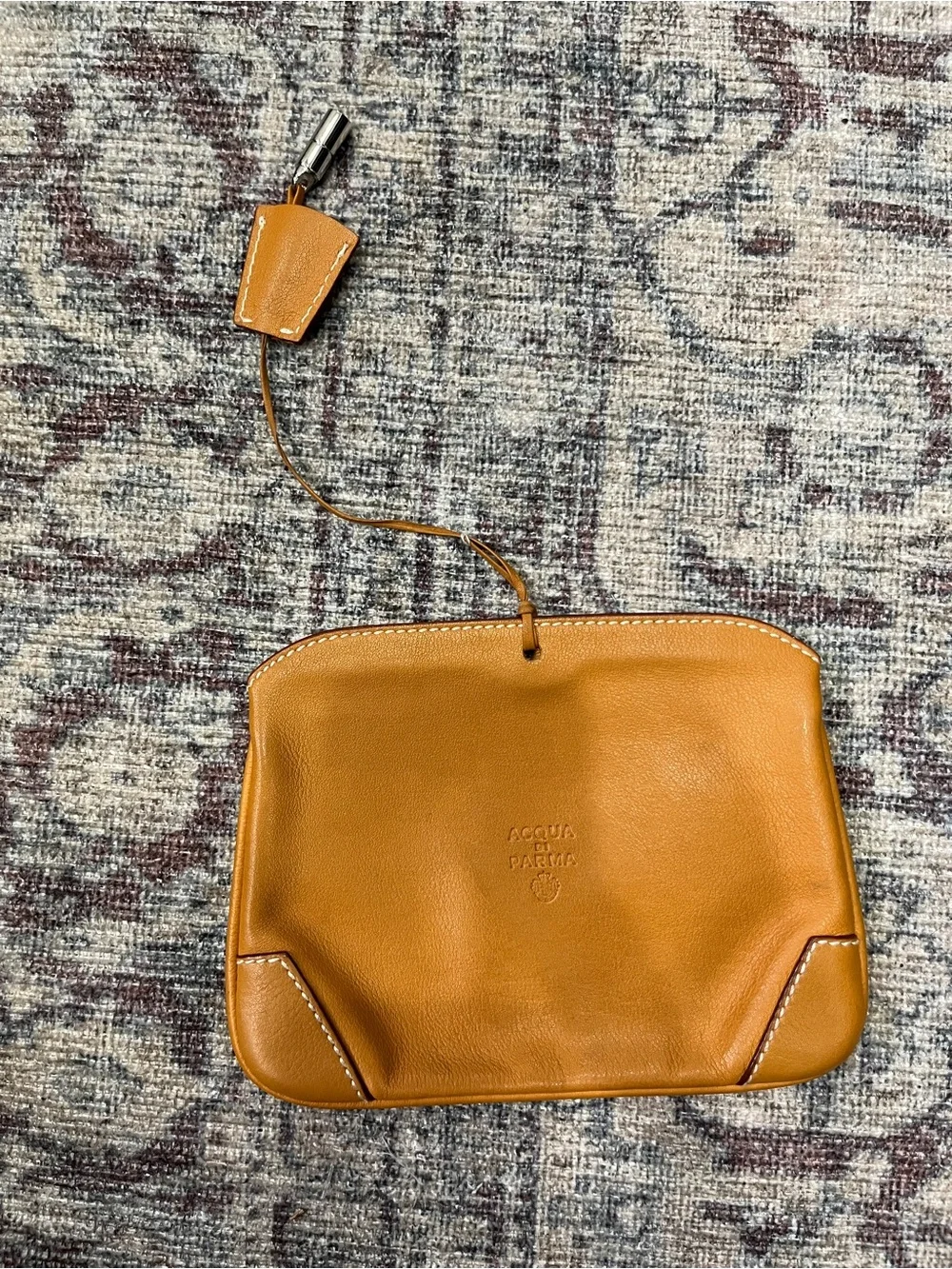 Acqua Di Parma Cognac Leather pouch