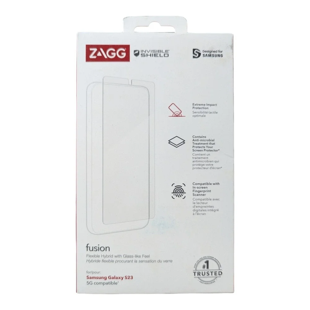 F3. ZAGG Invisible Shield Fusion‎ Screen Protector For Samsung Galaxy S23