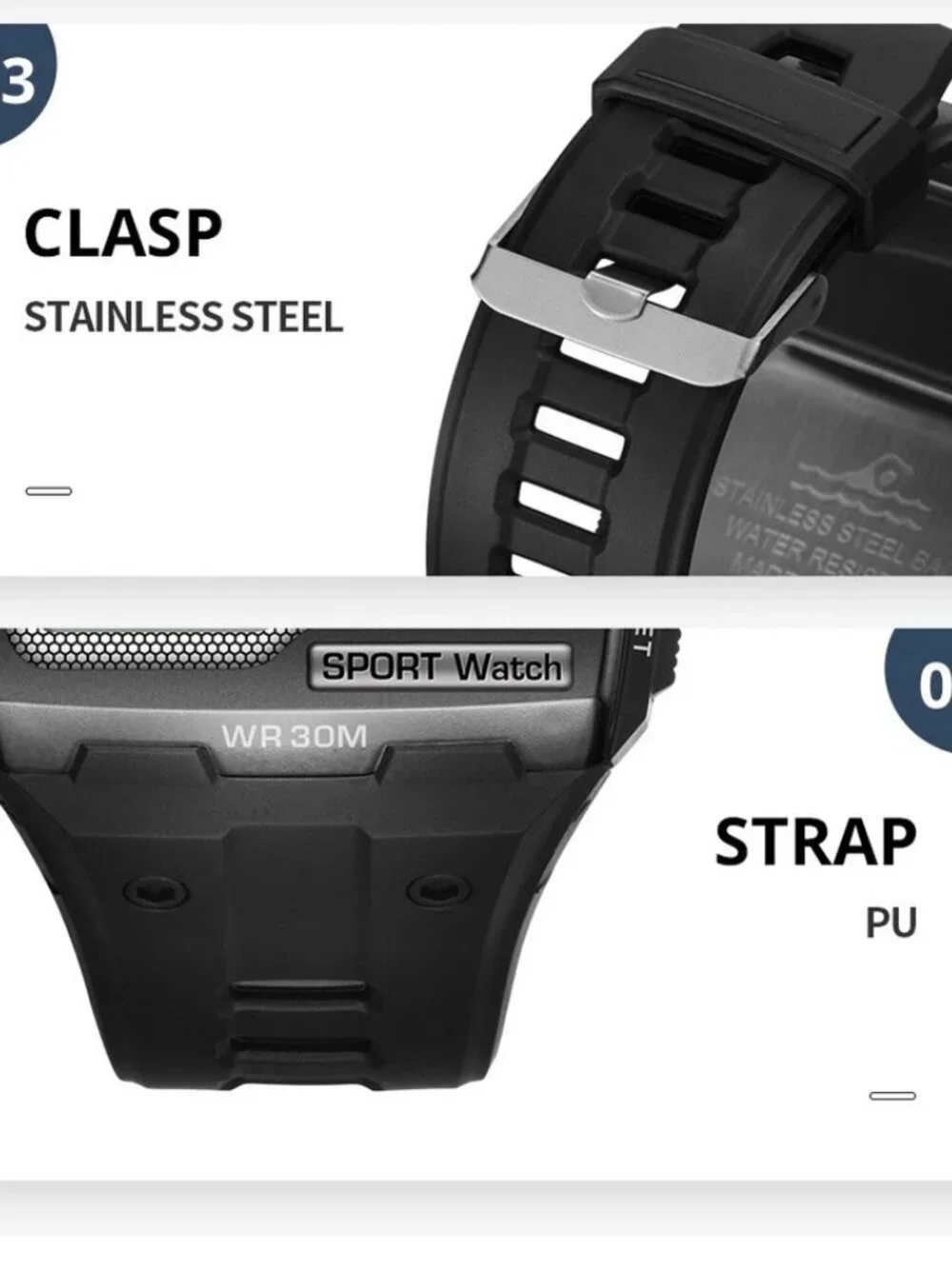 1to3 digital watch