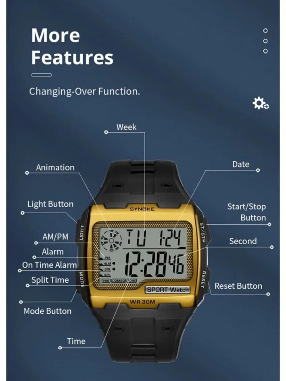 1to3 digital watch