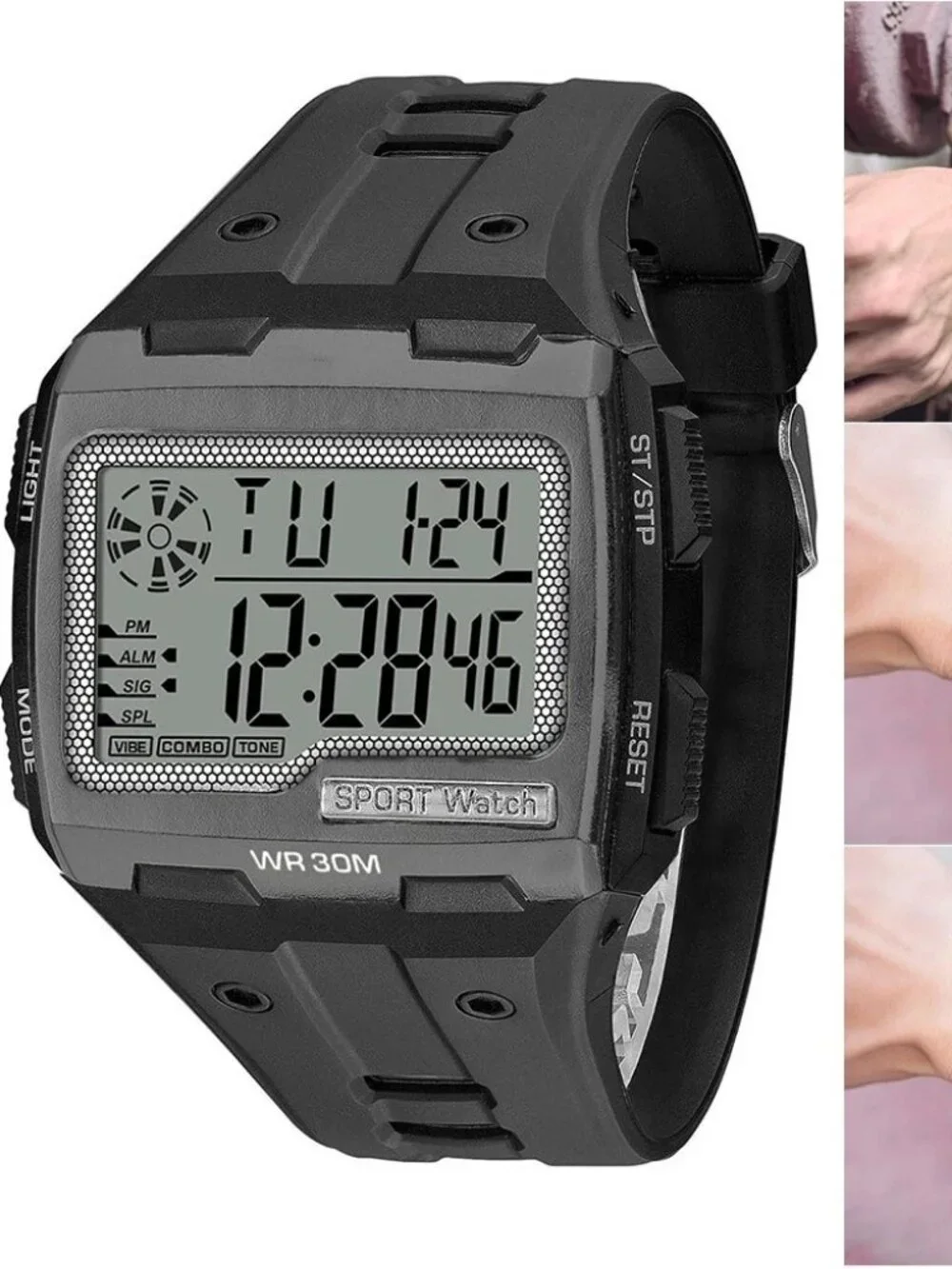 1to3 digital watch