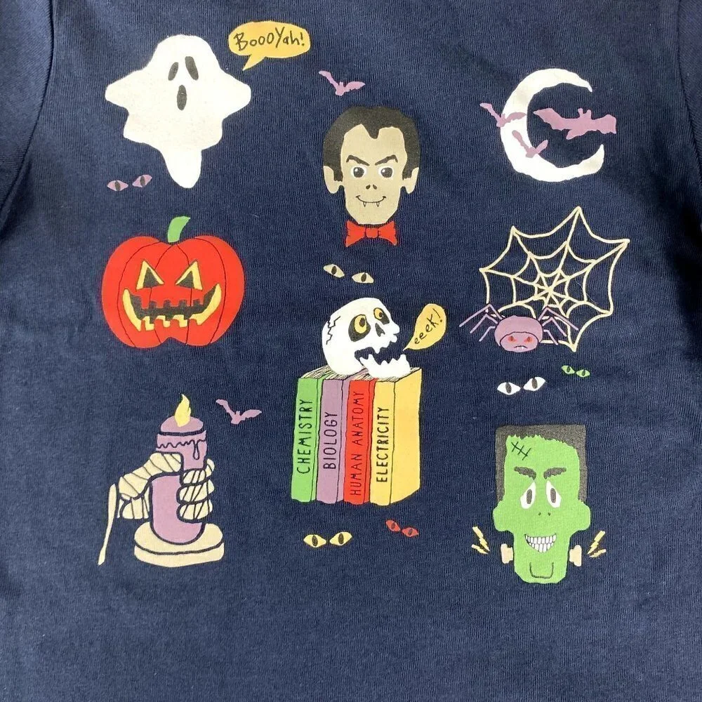 Gap Halloween Graphic Organic Cotton Long Sleeve Tee NWT 2