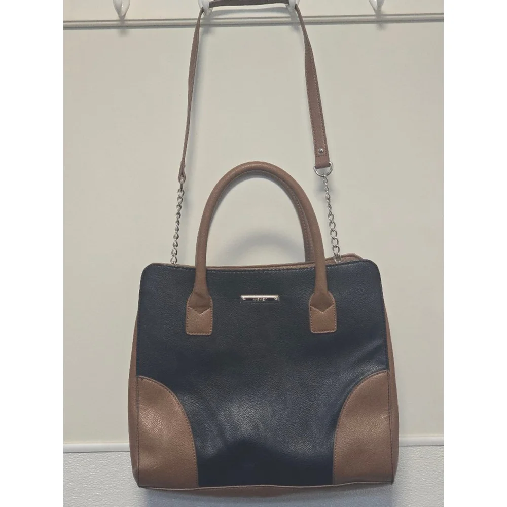 Nine West Women's‎ Black & Brown Tote Bag