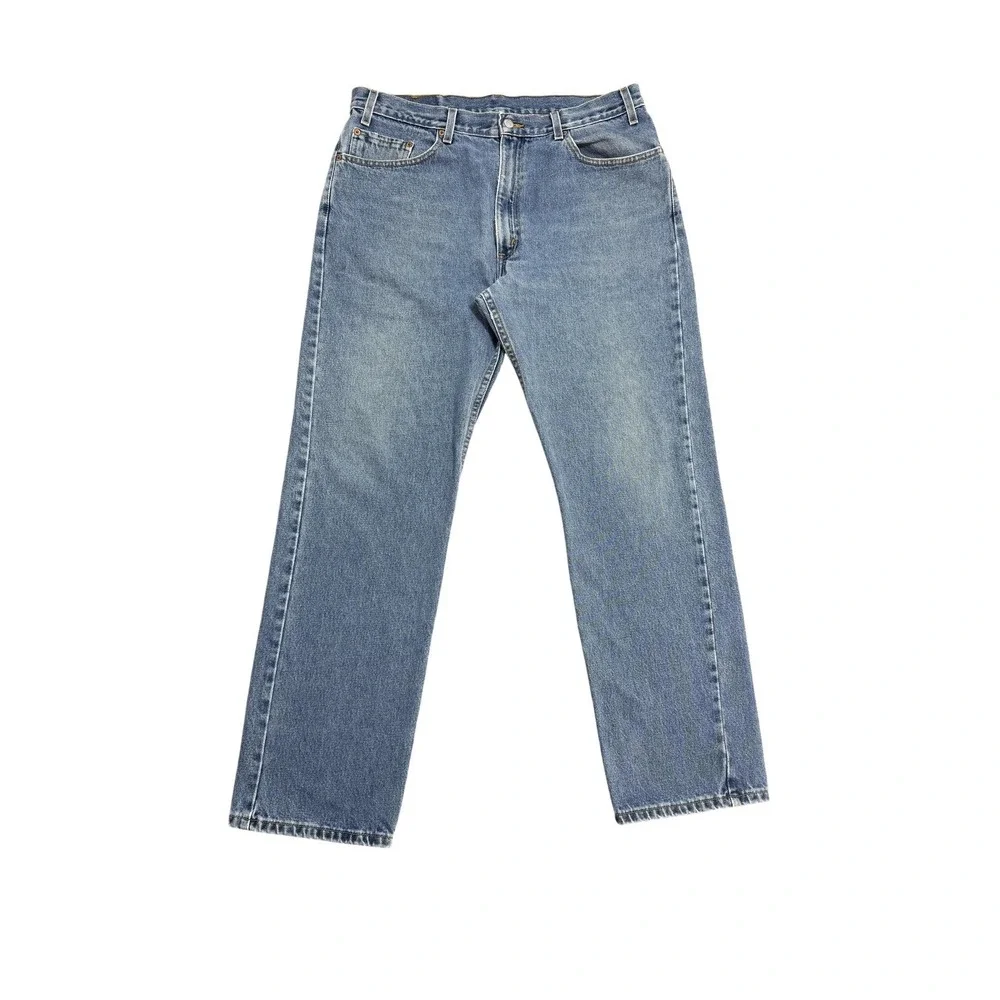Vintage 1999 Levis 505 Jeans Mens 38x32 Blue Denim Regular‎ Fit Straight Leg Y2K