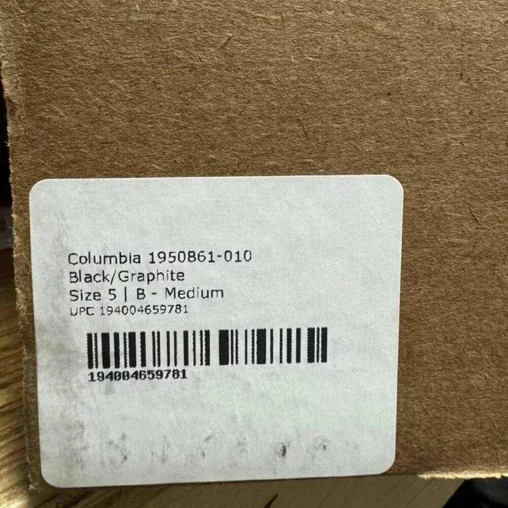 Columbia Womens Ice Maiden Slip II Boot Black Size 5 M