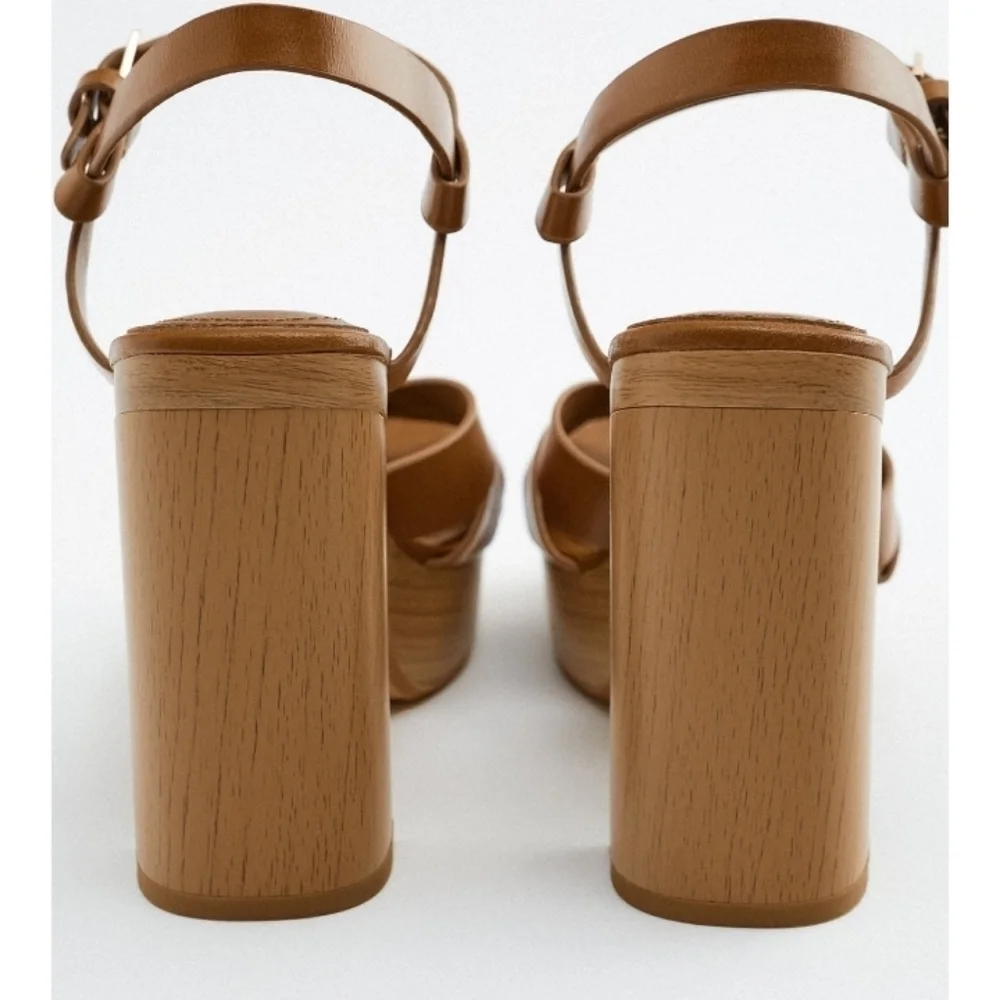 Zara wide heel