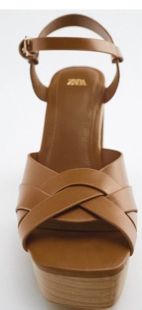 Zara wide heel