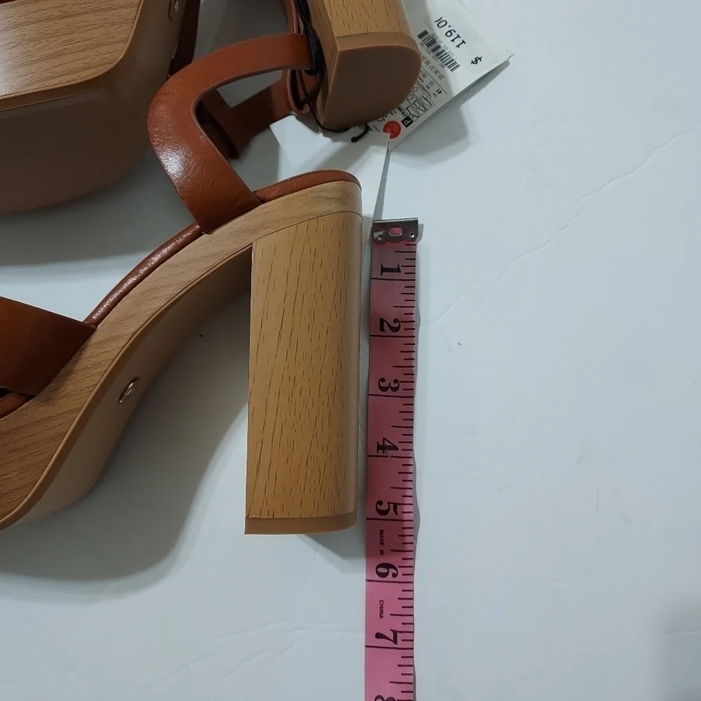 Zara wide heel