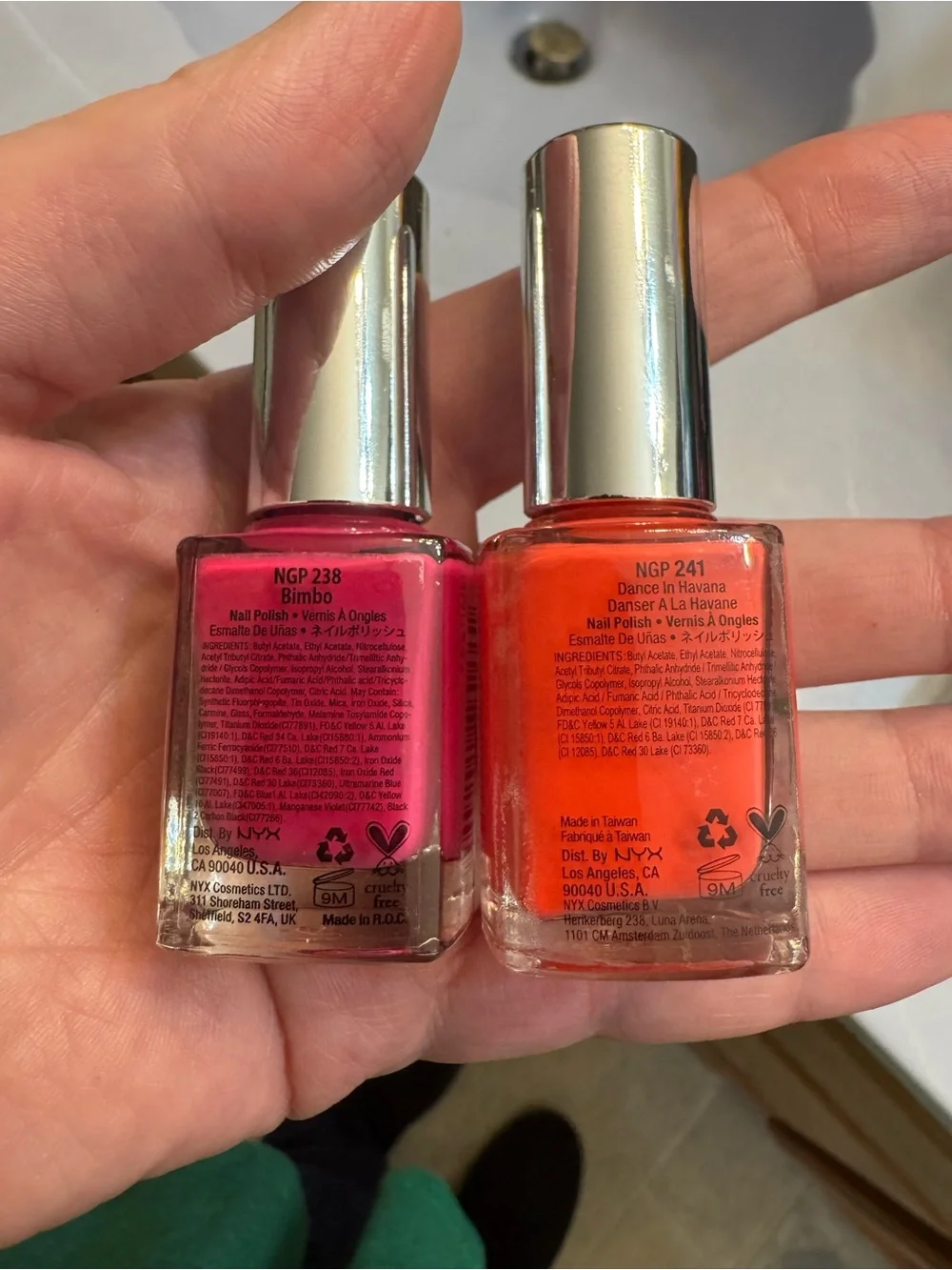 NYX nail polish