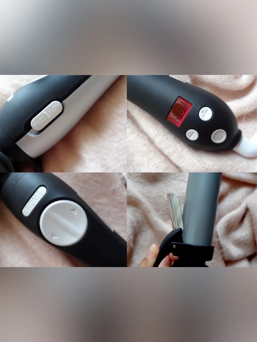 The Beachwaver Co. S1 Curling Wand in Black and Silver