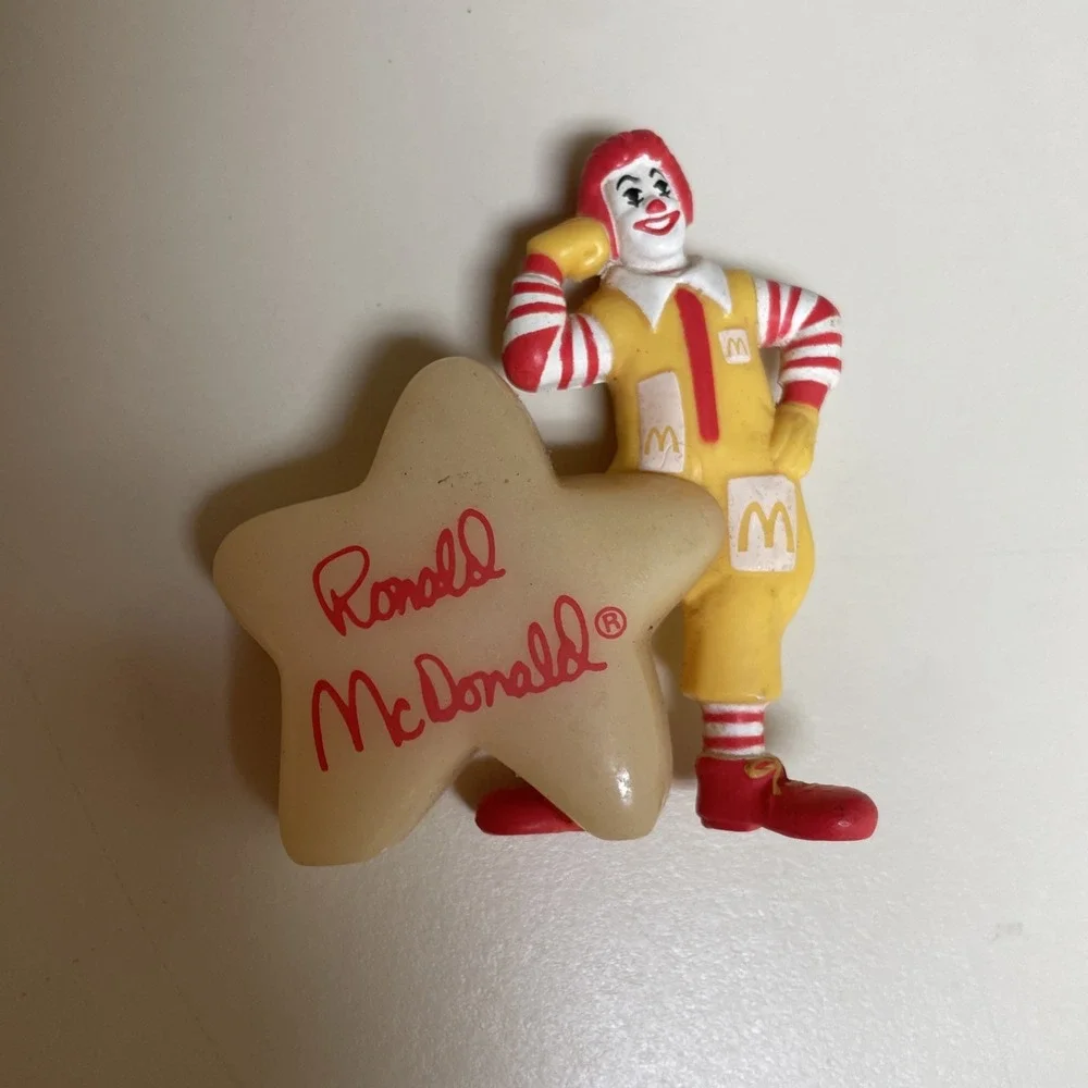 McDonald's Ronald McDonald Advertising Character Figure with Star