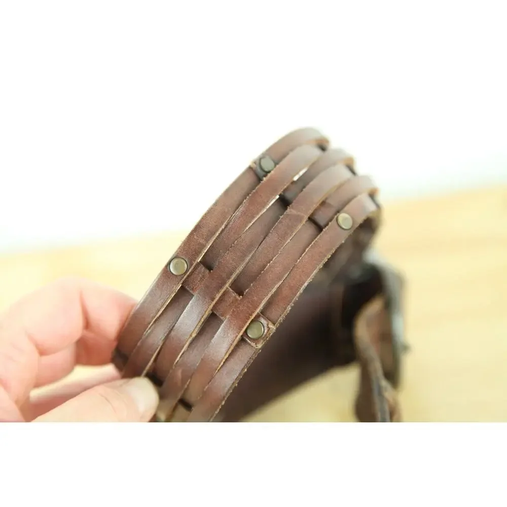 Hollister brown leather