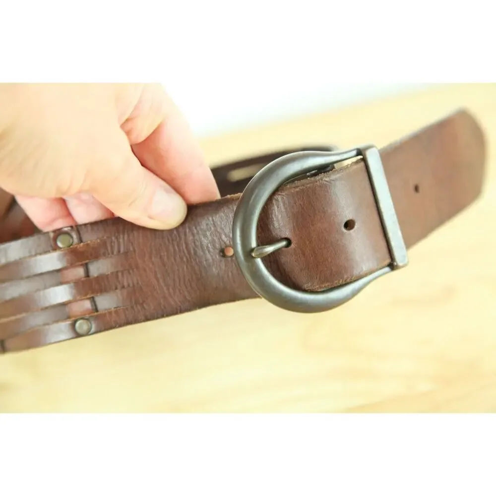 Hollister brown leather