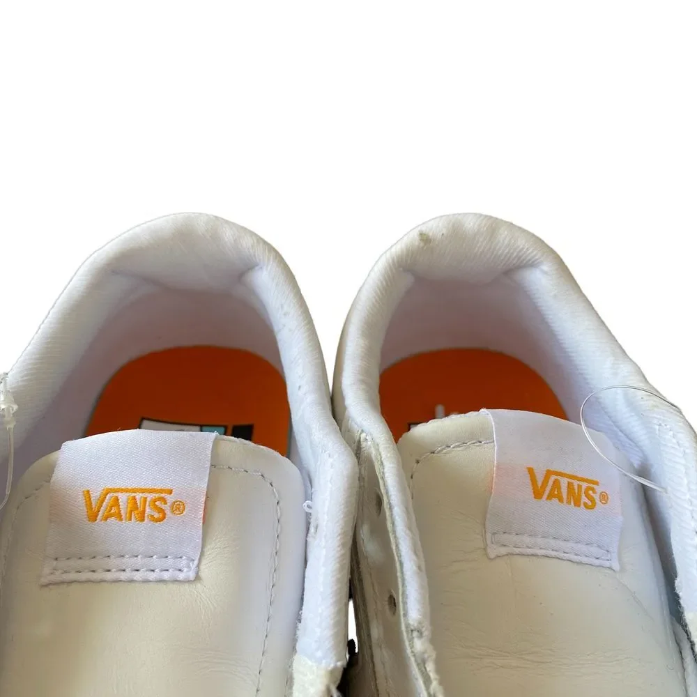 Vans white flame