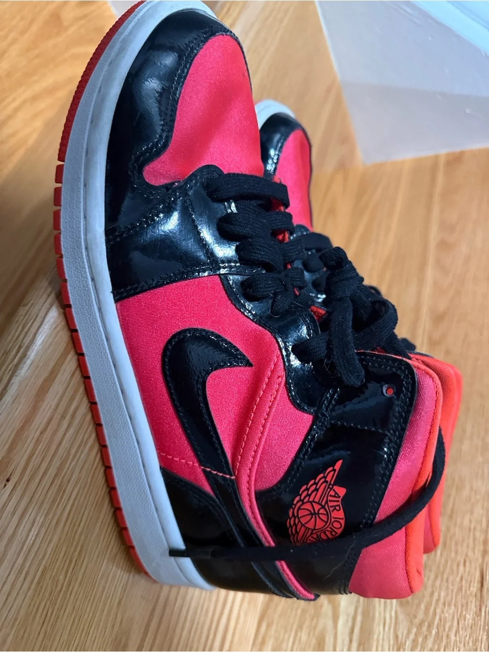 Jordan vibrant red