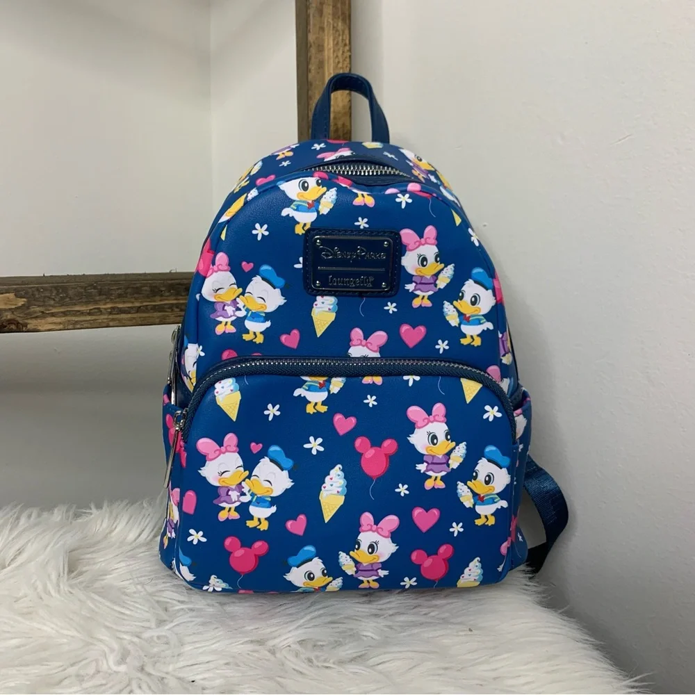 Loungefly Donald and Daisy Love Loungefly Mini Backpack