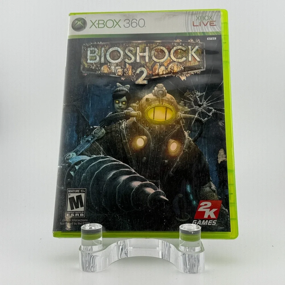 BioShock 2 Microsoft Xbox 360 Action Adventure Shooter Game CIB 2010 2K Games