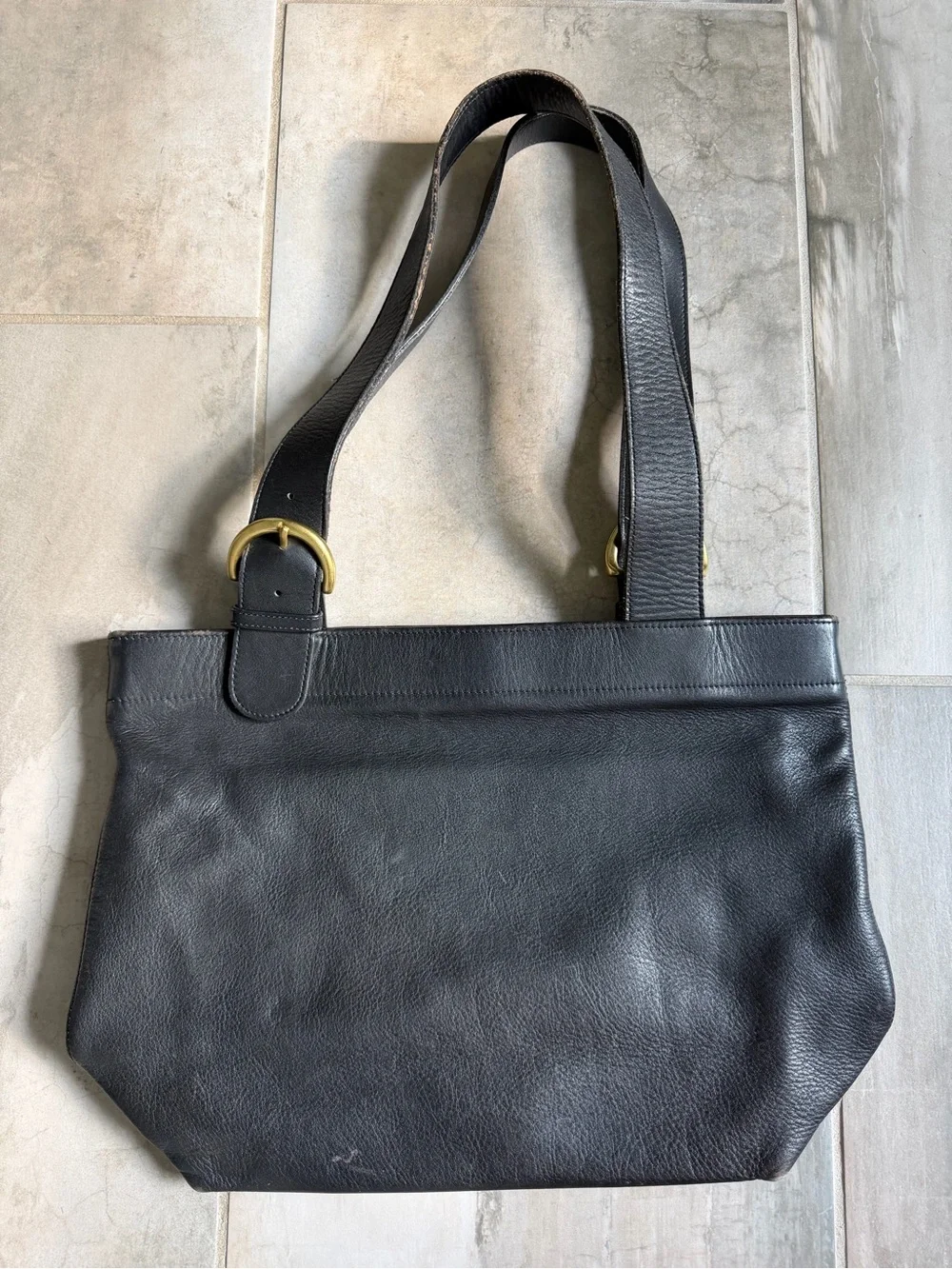 Coach Vintage Soho Lafayette 4140 Black Leather Shoulder Bag
