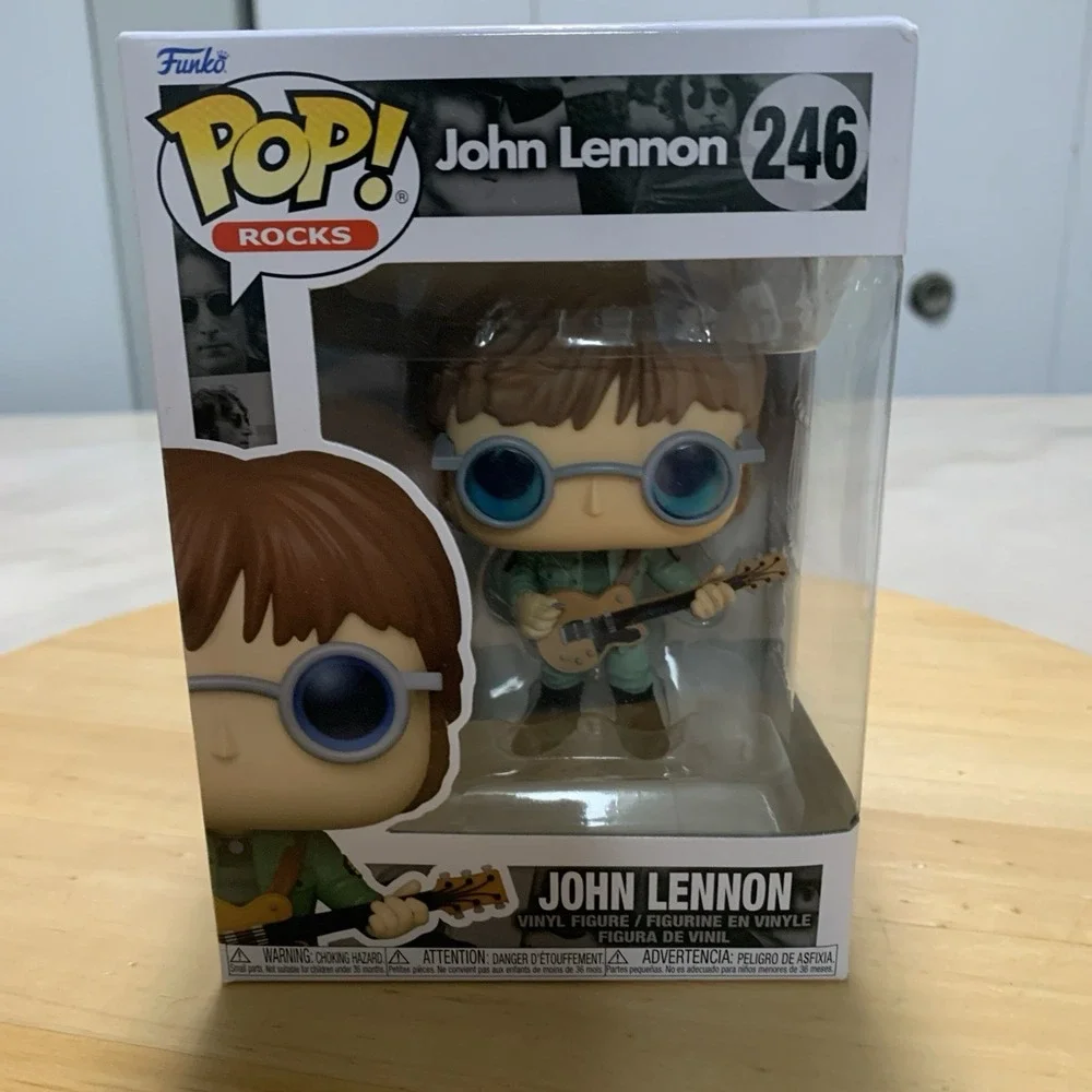 Funko Pop Rocks John Lennon #246 In Protector