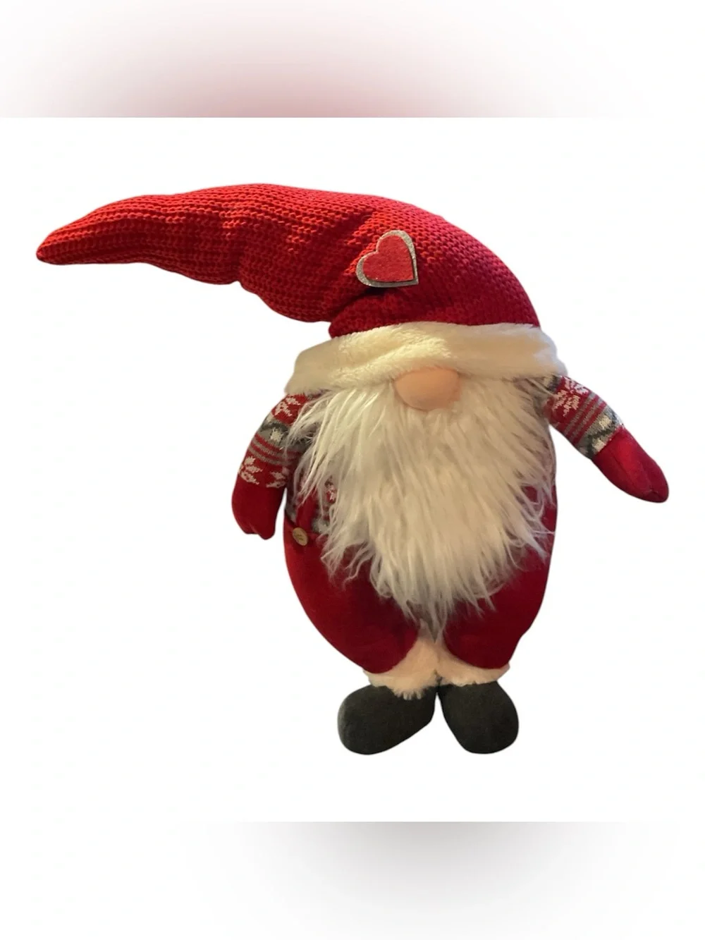 Scandinavian Plush Gnome 19” Tall