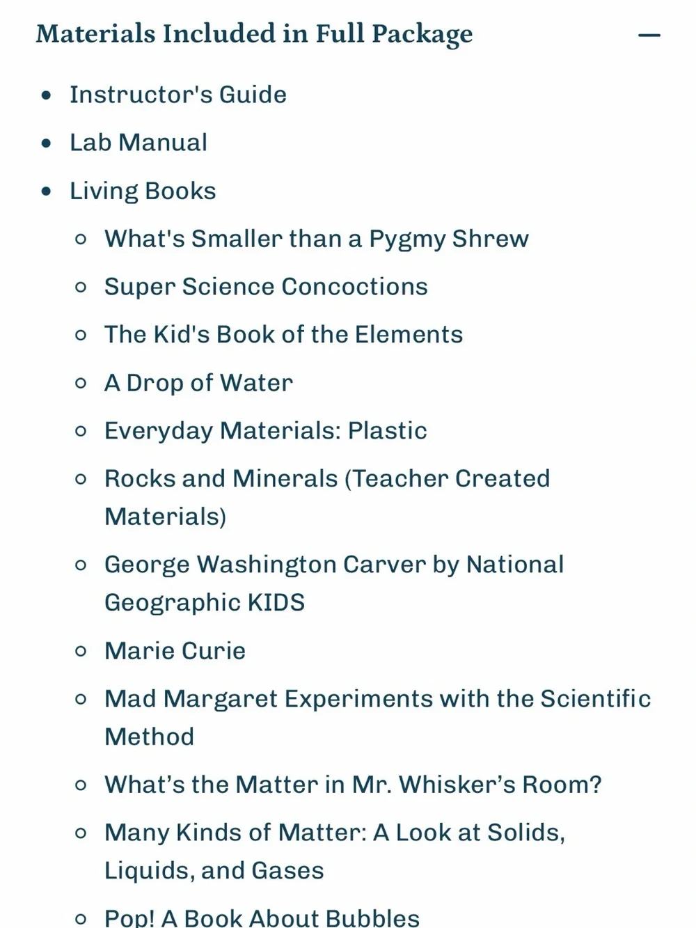 Noeo Science Curriculum noeo science