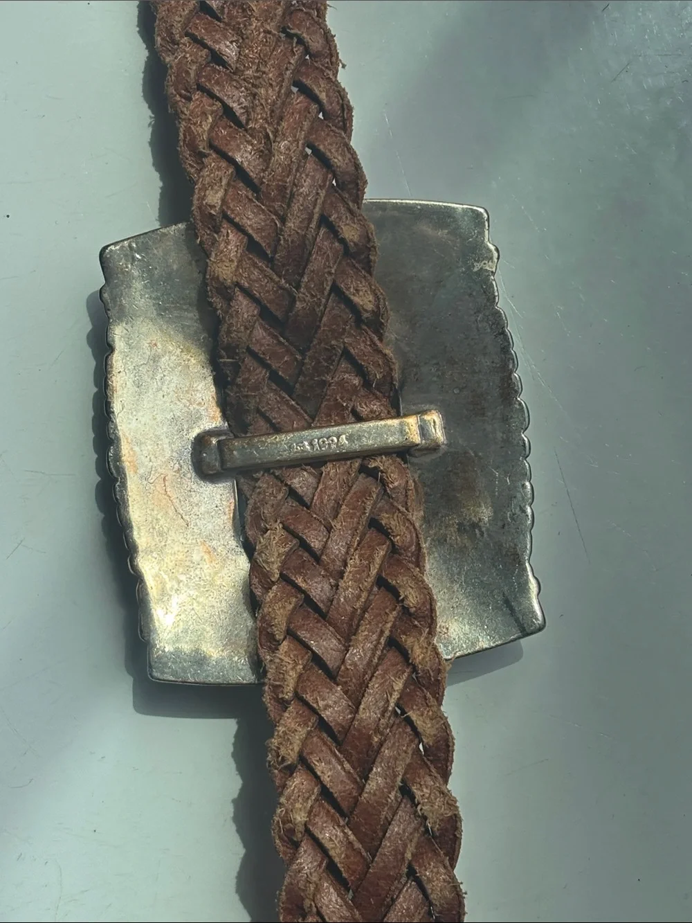 Brighton braided leather