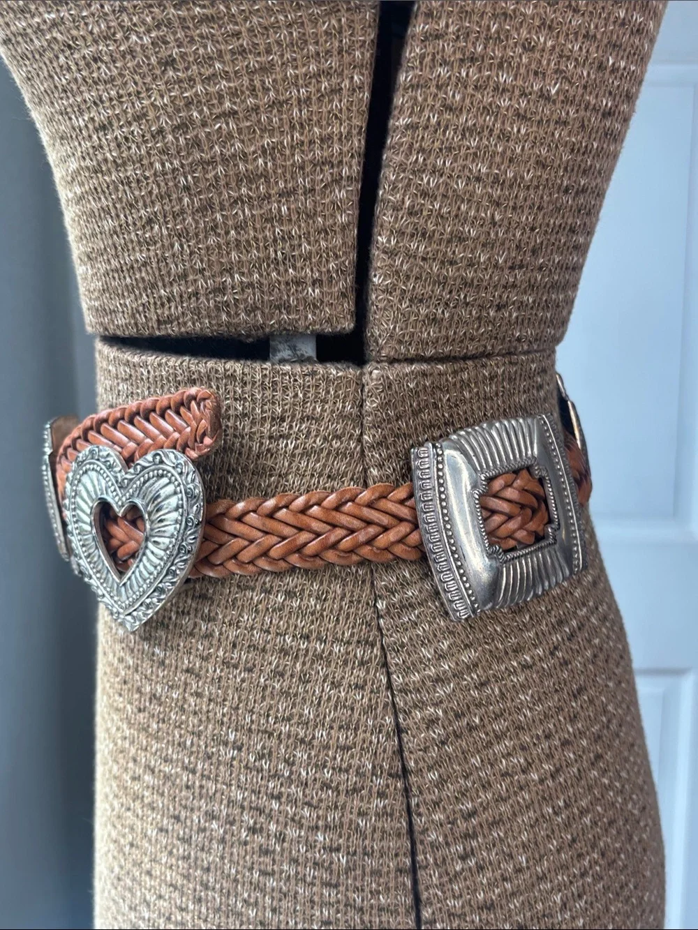 Brighton braided leather