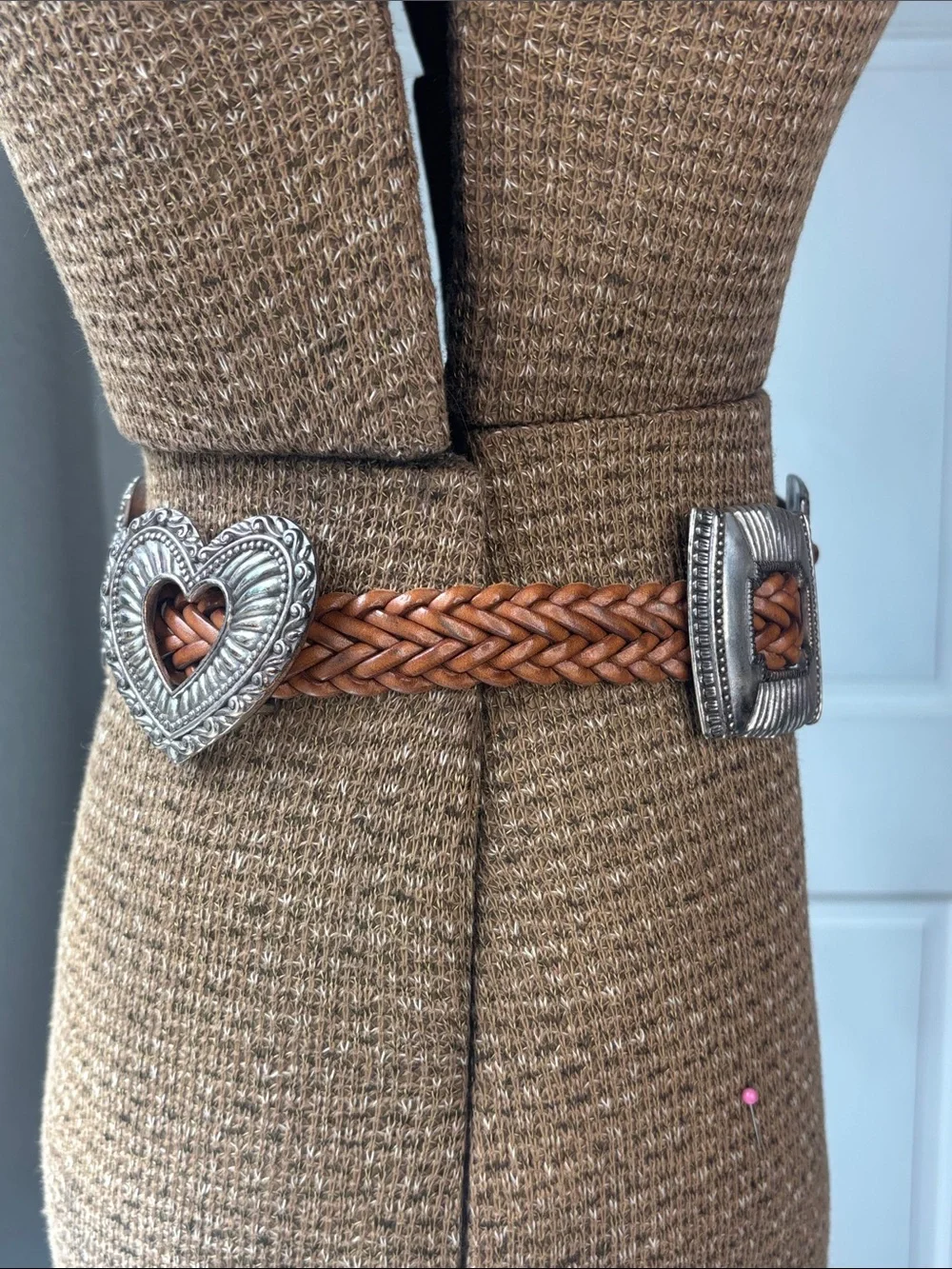Brighton braided leather