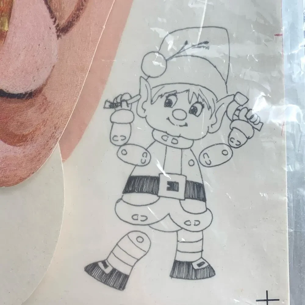 Santa’s L’il Helper vintage die