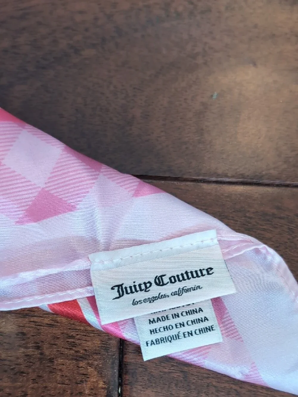 Juicy Couture satin hair