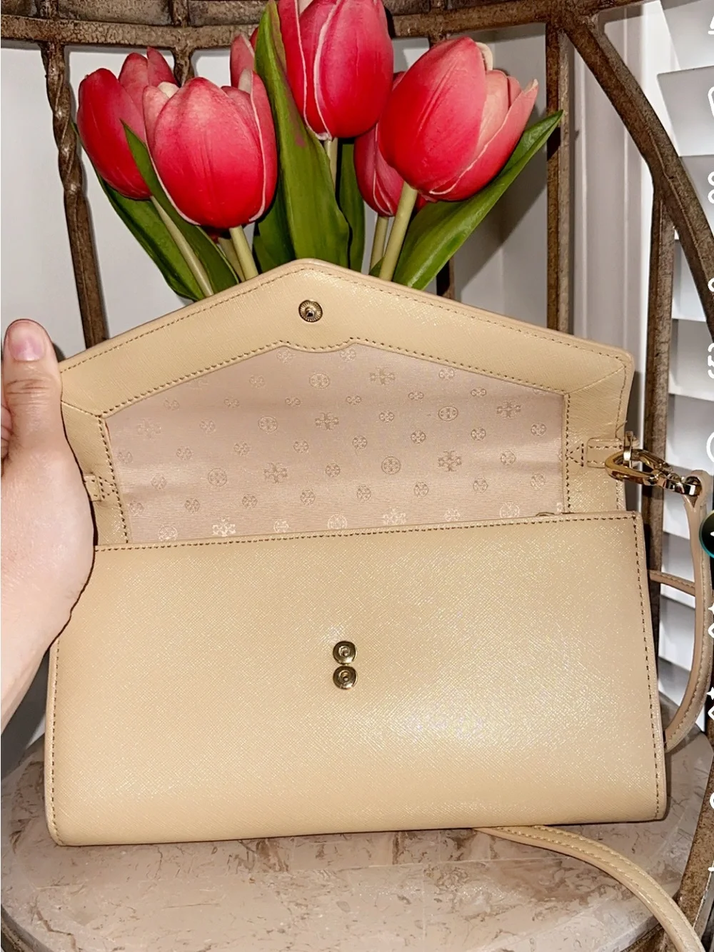 Tory Burch detachable leather