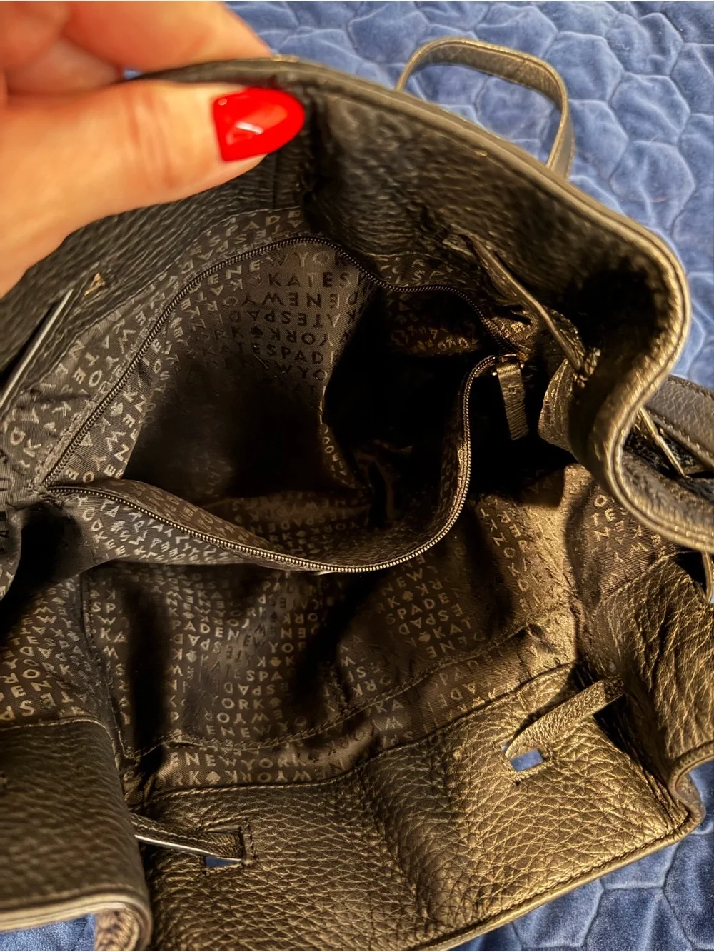 kate spade classic pebbled